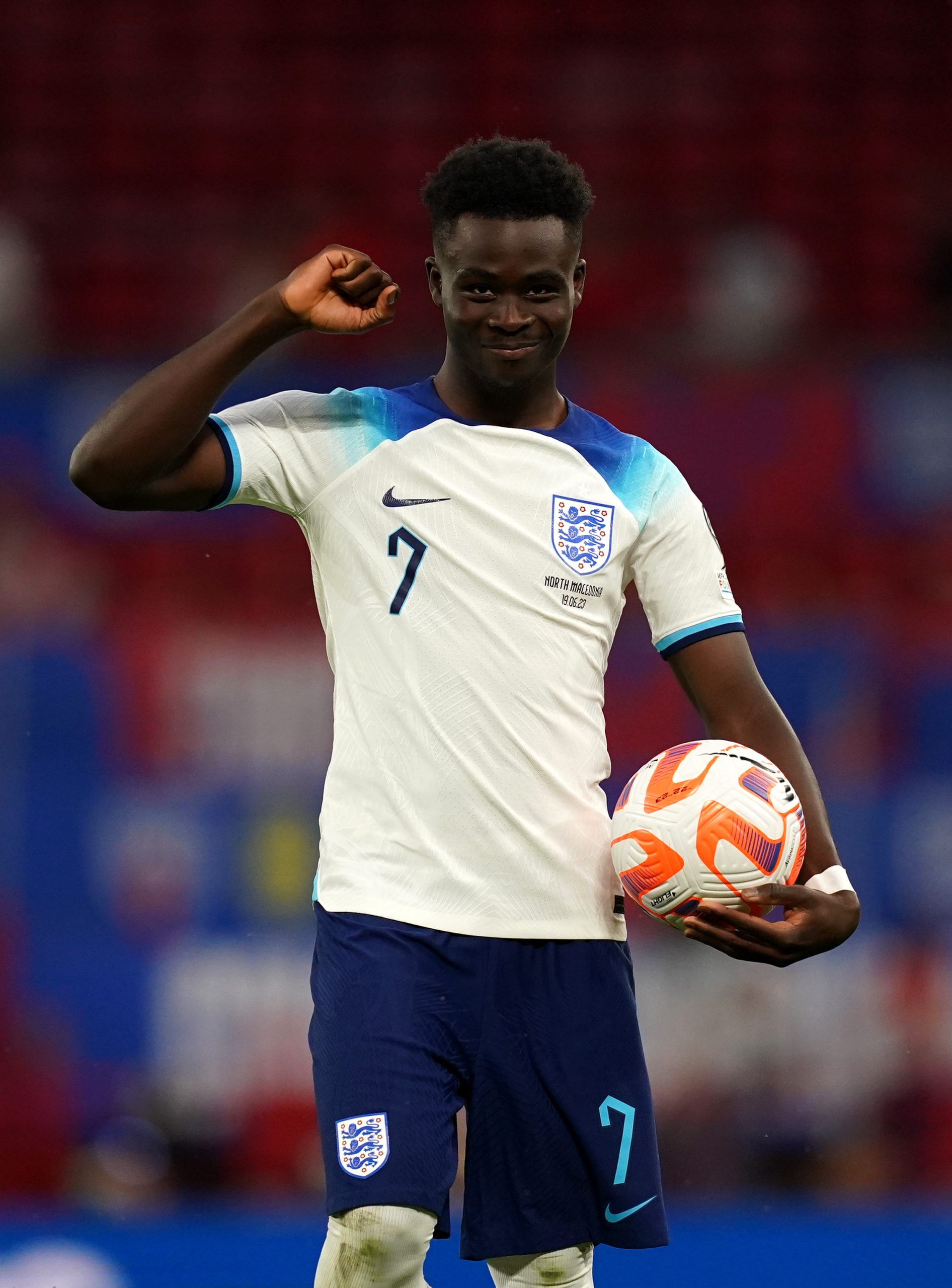 A closer look at England’s recent hat-tricks as Bukayo Saka celebrates his first