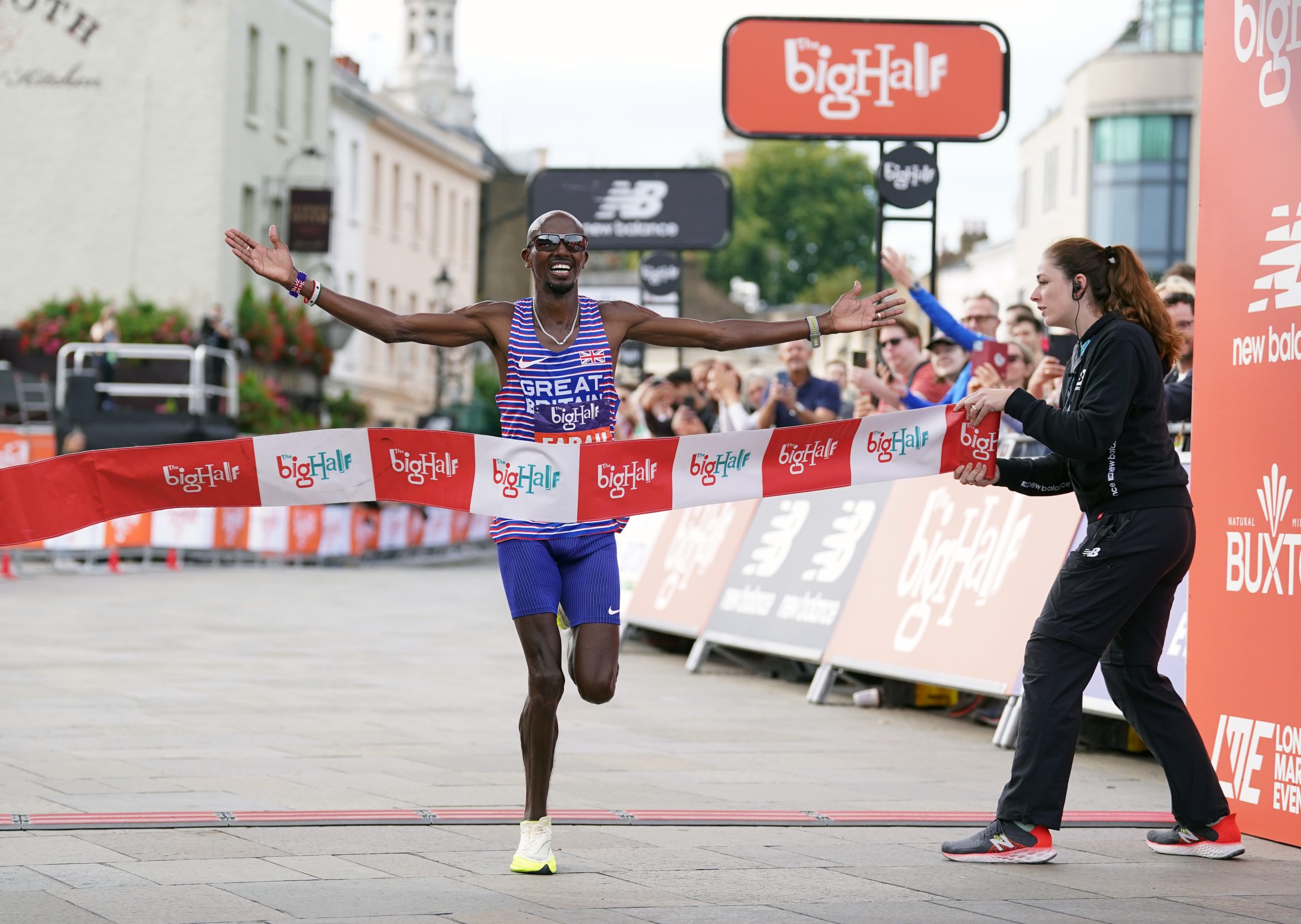 Sir Mo Farah warms up for London Marathon with his third victory in the Big Half