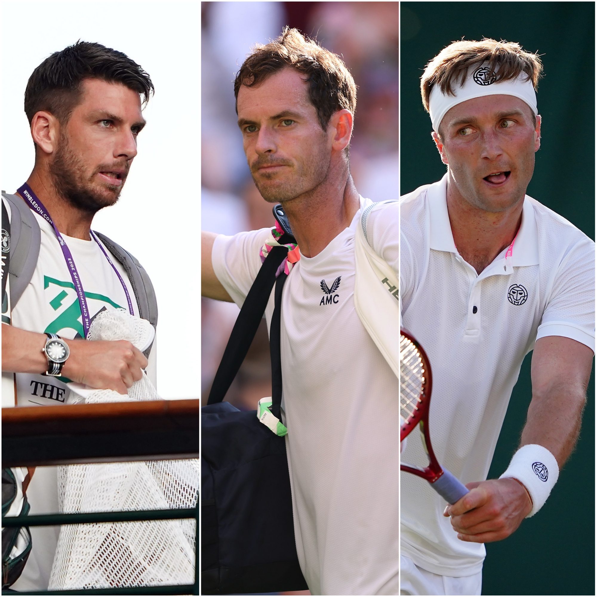 Wimbledon day five: British hopes end in men’s singles as trio all bow out