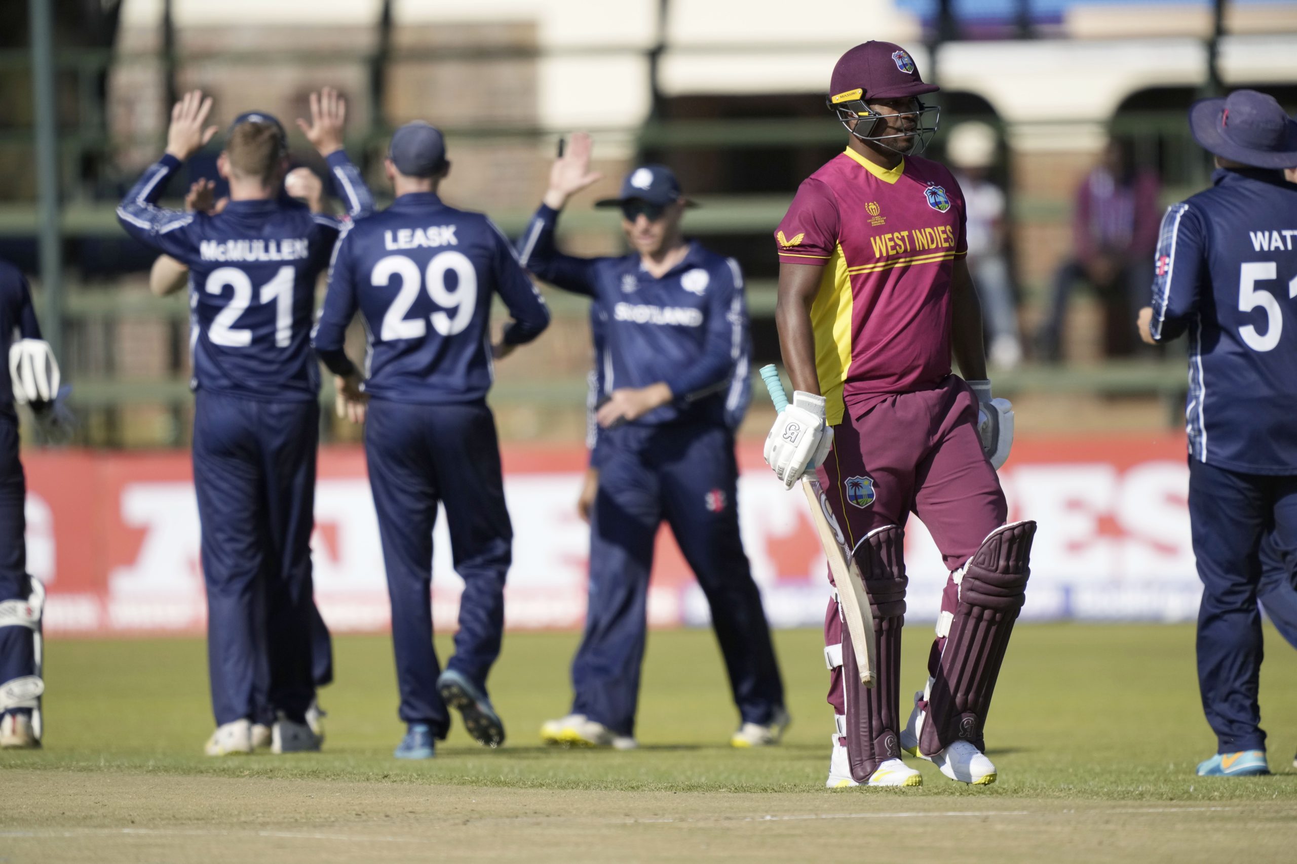 West Indies to miss World Cup for first time as Scotland claim historic win