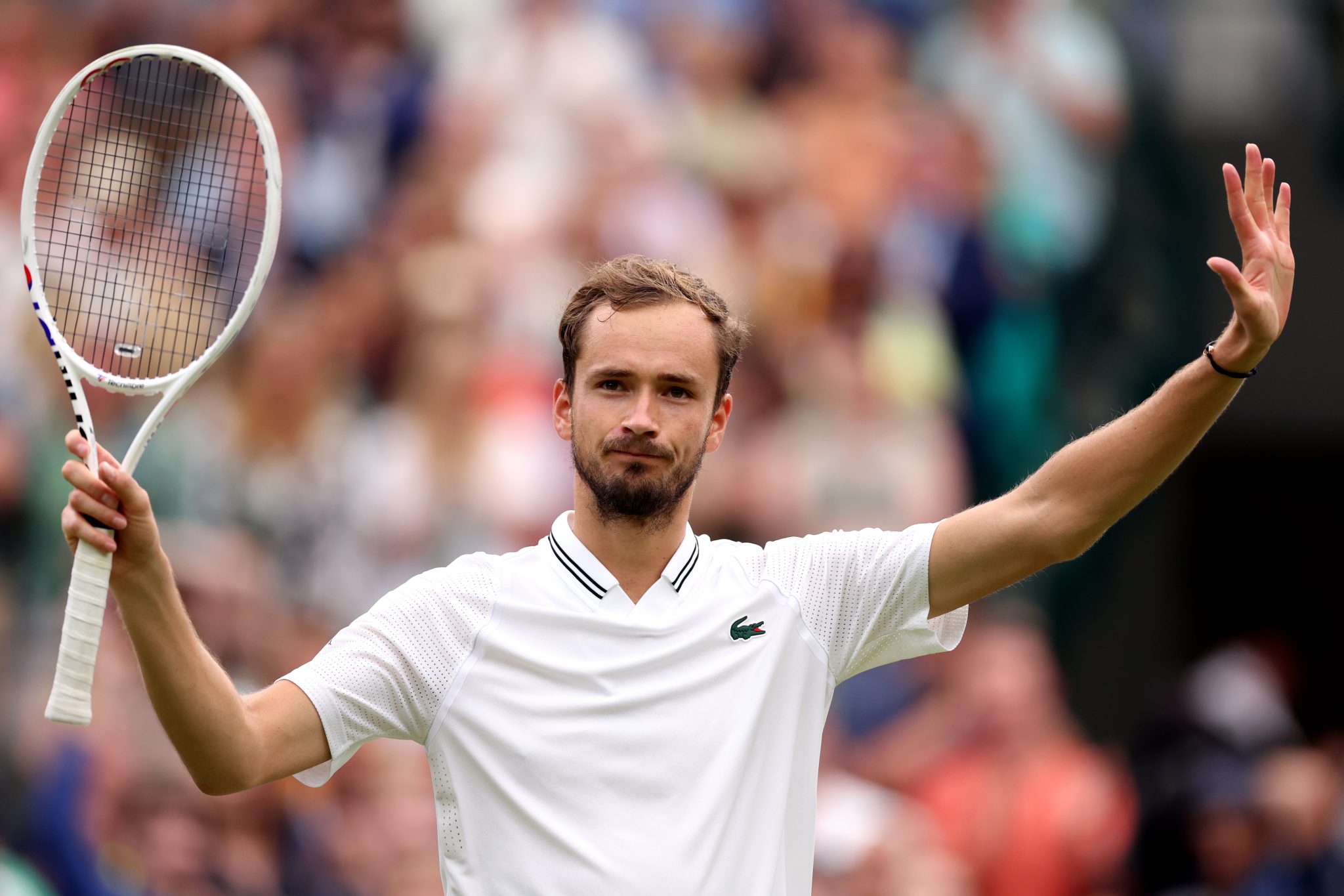 Daniil Medvedev stops Chris Eubanks run to reach first Wimbledon semi-final
