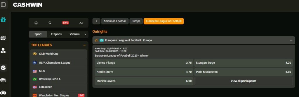 cashwin nfl bookie 