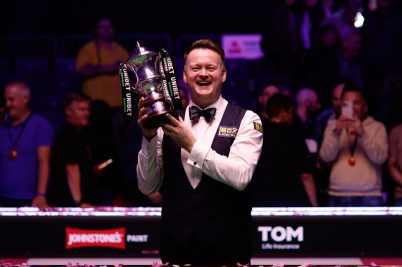 2025 British Open champion Shaun Murphy holds aloft the Clive Everton trophy/ As Shaun Murphy claimed snooker's British Open title on Sunday night, he also continued a welcome and interesting snooker parity this season in terms of the players vying for silverware.